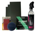 Kit Polimento Farol Revelax Lixa Vitrificador V-light Vonixx