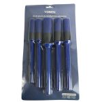 KIT 5 PINCEIS DETALHAMENTO AUTOMOTIVO EXTERNO VONIXX