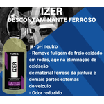 REMOVEDOR DE FERRUGEM RODAS PINTURA CROMADOS - IZER 3L