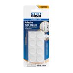 ADESIVO ANTI-IMPACTO 19MM TECKBOND - CARTELA COM 8 UNIDADES