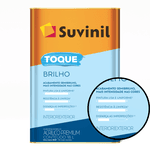 Tinta Para Parede 18 Litros Toque Brilho Semi Brilho Suvinil - Branco Neve