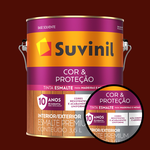 Esmalte Cor & Proteção Brilhante Suvinil - Marrom