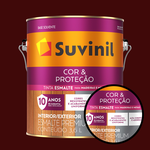 Esmalte Cor e Proteção Acetinado Suvinil - Marrom-barroco