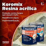 Resina Acrílica Incolor Brilhante 0,9L Montana Brilho e Proteção
