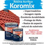 Resina Acrílica Incolor Fosca 3,6L Montana Proteção Durável