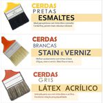 Trincha Tigre 500 3/4" Profissional Pintura Esmalte Óleo