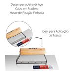 Desempenadeira Aço Temperado 12x25 Atlas AT148/2 Lisa Fechada