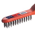 ESCOVA DE AÇO 03 FILEIRAS COM CABO - 1840 ATLAS