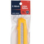 Estilete Grande 18mm Atlas 175/2 Profissional Reforçado Corte Preciso