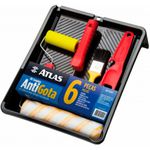 Kit Pintura Atlas 1017 6 Peças Rolo Antirrespingos Completo