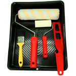 Kit Pintura Atlas 1017 6 Peças Rolo Antirrespingos Completo