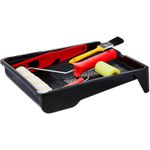 Kit Pintura Atlas 1017 6 Peças Rolo Antirrespingos Completo