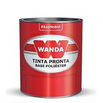 Tinta Base Poliester Cinza Graphite GM 2015 0,9L Wanda