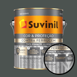 ESMALTE CONTRA FERRUGEM BRILHANTE SUVINIL - CINZA-ESCURO