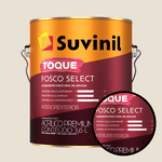 Tinta para Parede 3,6 Litros Toque Fosco Select Suvinil - Algodão Egípcio