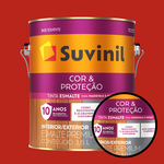 Esmalte Cor & Proteção Brilhante Suvinil - Vermelho