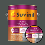 Esmalte Cor & Proteção Brilhante - Cinza-escuro