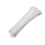 Abraçadeira Nylon 280x3,5mm Branca C/100 Foxlux Resistentes