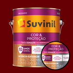 Esmalte Cor & Proteção Brilhante Suvinil - Vinho Chassis