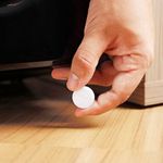 Feltro Redondo Preto 20mm Tekbond Cartela 24 Unid Antirrisco