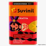 Tinta Acrílica Fosca Suvinil Criativa 18L Branco Alta Cobertura
