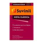 Tinta Acrílica Fosca Suvinil 18L Branco Neve Nova Clássica