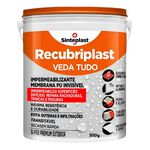 Veda Tudo 0,5kg Recubiplast Vedação Forte Durável Profissional