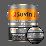 Esmalte Grafite Fosco Suvinil - Grafite Claro 
