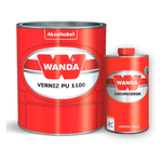 VERNIZ AUTOMOTIVO PU 1100(750ML) + 1091(150ML) - KIT WANDA