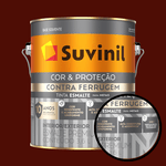 ESMALTE CONTRA FERRUGEM BRILHANTE SUVINIL - MARROM