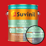 Esmalte Seca Rápido Brilhante Suvinil - Vermelho