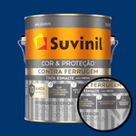 ESMALTE CONTRA FERRUGEM BRILHANTE SUVINIL - AZUL DEL REY