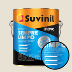 Tinta AcrÍlica 3,6 Litros Fosco Sempre Limpo Suvinil - Algodão Egípcio