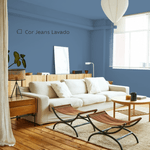 Tinta Para Parede 3,6 Litros Toque Fosco Suvinil - Jeans Lavado