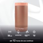 Caixa de Som Bluetooth IP67 2*15W Golden Rosè Owi-112