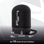 Caixa de Som Bluetooth IP67 5W Preto Owi B10