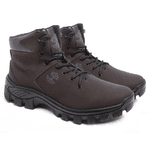 KIT 2 Botas Adventure em Couro Confortável Oliva e Marrom