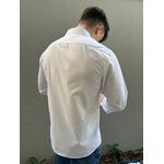 CAMISA MASCULINA SOCIAL SLIM FIT ARAMIS BRANCA