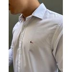 CAMISA MASCULINA SOCIAL SLIM FIT ARAMIS BRANCA