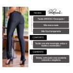 CALÇA FEMININA PRADA PRETA CINTURA ALTA 