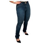 Calça Loopper Feminina Jeans Escuro 