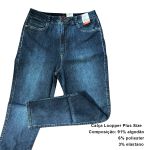 Calça Jeans Plus Size Feminina Loopper 