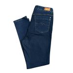 Calça Loopper Plus Size Feminina Jeans Azul Escuro