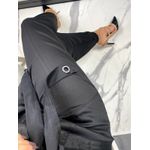 CALÇA JOGGER FEMININA PRETA COM CINTO