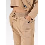 Calça Moletinho Pantacourt Caramelo