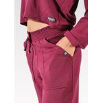 Calça Moletinho Pantacourt Bordô