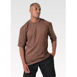 Camiseta Oversized Unissex Marrom 