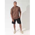 Camiseta Oversized Unissex Marrom 