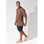 Camiseta Oversized Unissex Marrom 