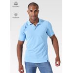  Polo Masculina Azul Bebê